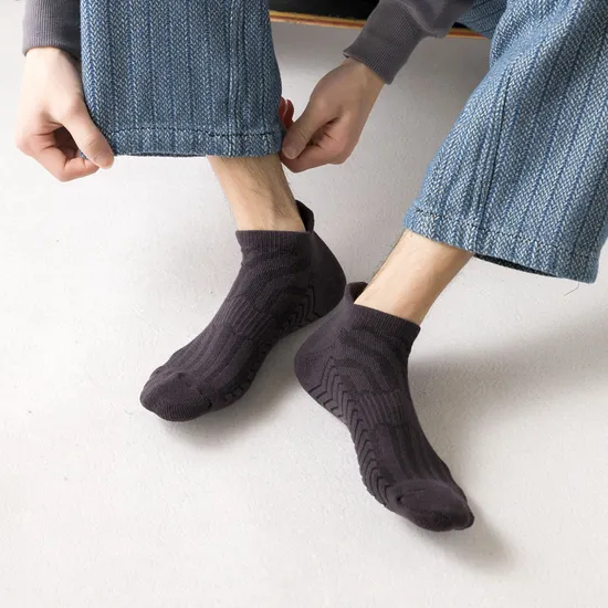 Fashion Short Men Custom Running Towel Cushion Outdoor Basketball Golf Ankle Socks Sporty