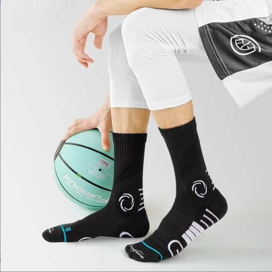 Elite Performance Elite Basketball Socks with Towel Bottom
