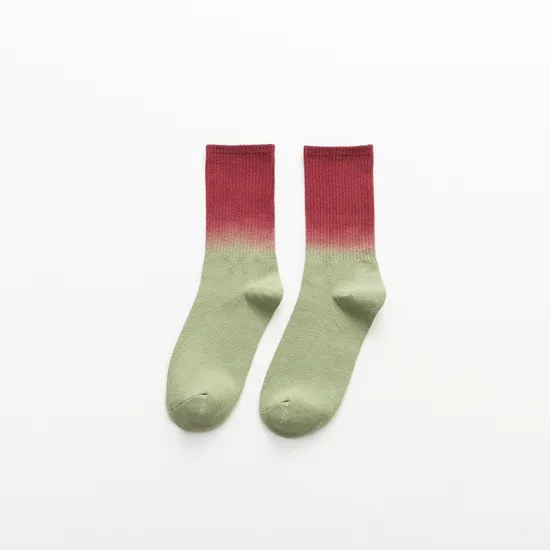 Custom Logo OEM Cotton Men Women Fashion Funny Funky Crew Colorful Happy Dress Socks