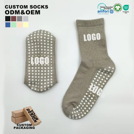 High Quality Low MOQ Wholesale Custom Design Logo Yoga Anti Slip Customized OEM Women Girl Cute Fashion Pilates Socks