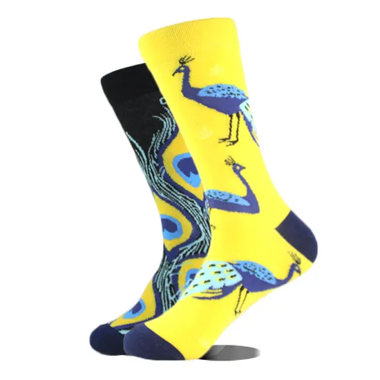 Unisex Funny Mismatch Socks for Gifts Hipster Design Ab Cotton Socks