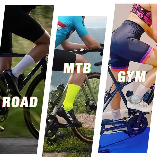 Custom Crew Breathable Bike Socks Professional Aero Cycling Socks