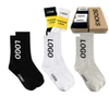 Custom Logo Packaging Anti Slip Grip Socks Non Slip Soccer Cotton Athletic Sport Football Crew Socks for Men