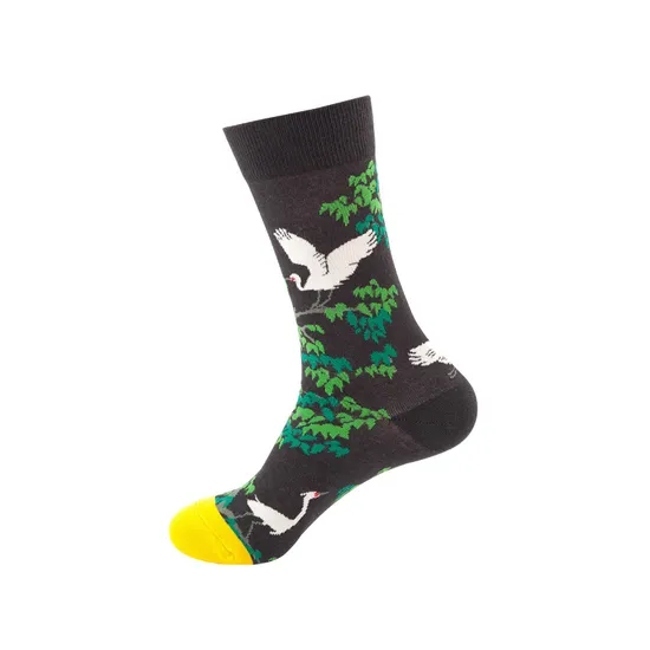 Custom Multi-Style Business Men Crew Happy Funny Crazied Colorful Socks