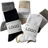 High Quality Custom Logo Socks Manufacturer Sokken Calcetines Sock-Stocking White Happy Funny Unisex Crew Sports Custom Design Cotton Men Socks