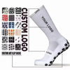 High Quality Crew Athletic Grip Unisex Custom Manufacturer Designer Logo Anti-Slip Sports Soccer Football Socks