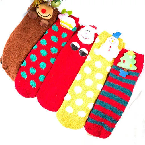 Custom Socks Design Own Logo Crew Socks Cotton Christmas Socks