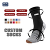 Wholesale Logo Brand Cushion Design Cotton Comfortable Men Women Unsiex Cycling Basketball Athletic Sports Custom Socks