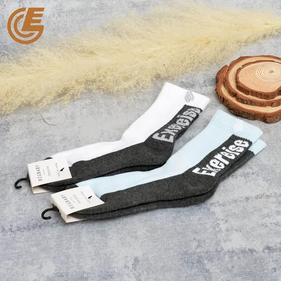 Thickened Terry Sports Custom Grip Sweat Absorption Soft Cotton Socks