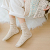 Custom Cross-Border Exclusive Ins Tide Solid Color Thick Line Socks