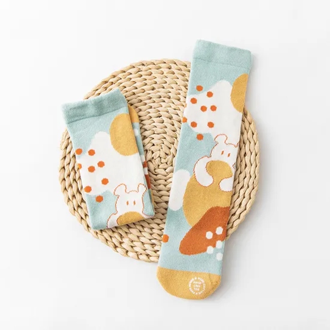Cotton Breathable Soft Custom Logo Wholesale Sport Short Child Baby Kids Socks