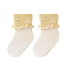 Jacquard Velvet Fabric Baby Girl Socks Newborn Socks