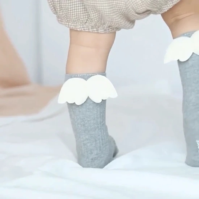 Kids Girls Knee High Long Soft Cotton Lace Baby Toddler Socks