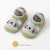 Safety Infant Boat Shape Casual Shoes Walking Floor Socks with Anti Slip Sole Bandage Baby Shoes