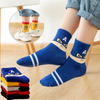 Autumn and Winter Solid Medium Cotton Superman Spider Man Cartoon Big Boy Socks