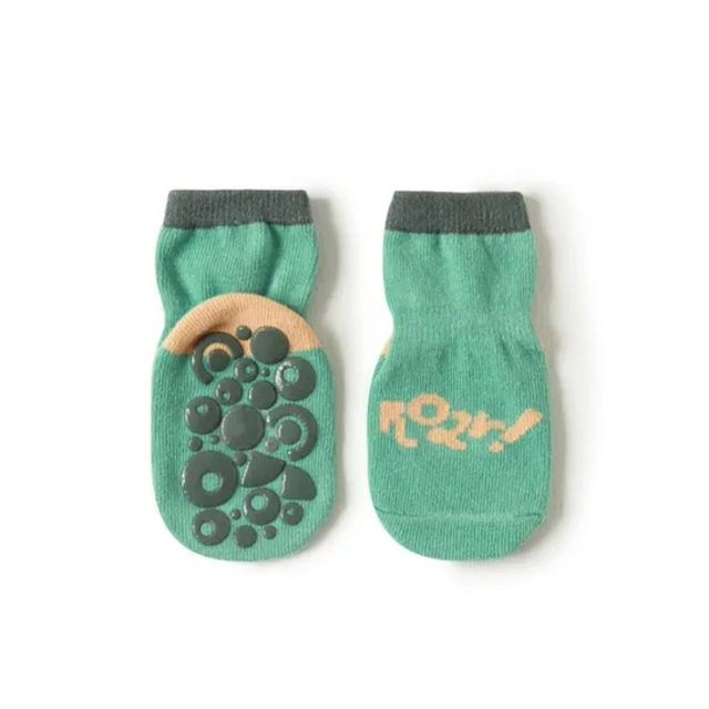New Arrival Custom Design Baby Boys Girls Non Slip Grips Crew Socks Baby Infant Toddler Kids