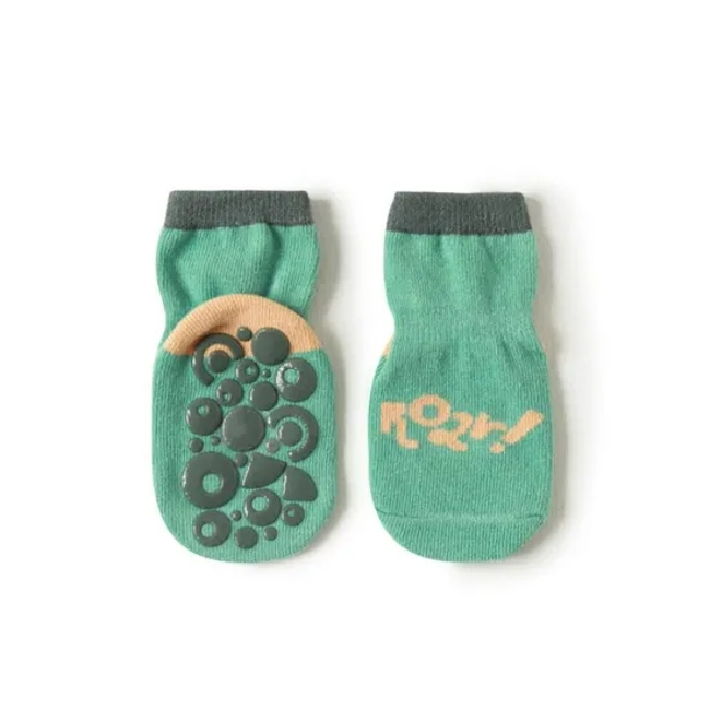 New Arrival Custom Design Baby Boys Girls Non Slip Grips Crew Socks Baby Infant Toddler Kids