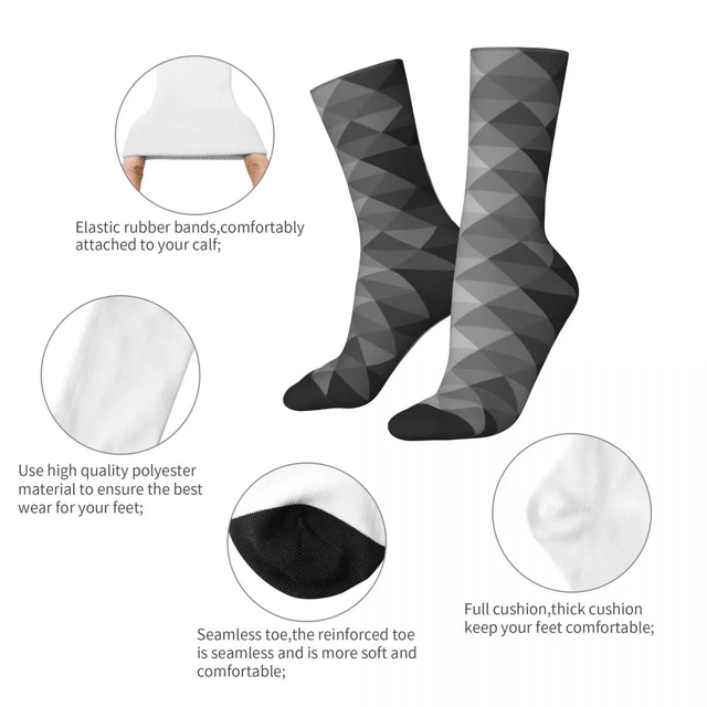 Best Durable Comfortable Cotton Funny Custom Crew Classic Seamless Warm Logo Men Socks