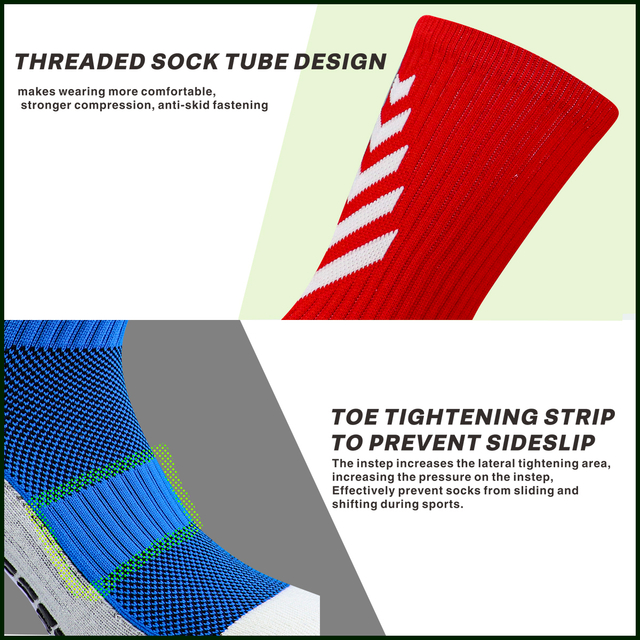  Football Socks Men Athletic Non Slip Soccer Socks Cushioned Breathable For Running Yoga Basketball Hiking Sports Grip 