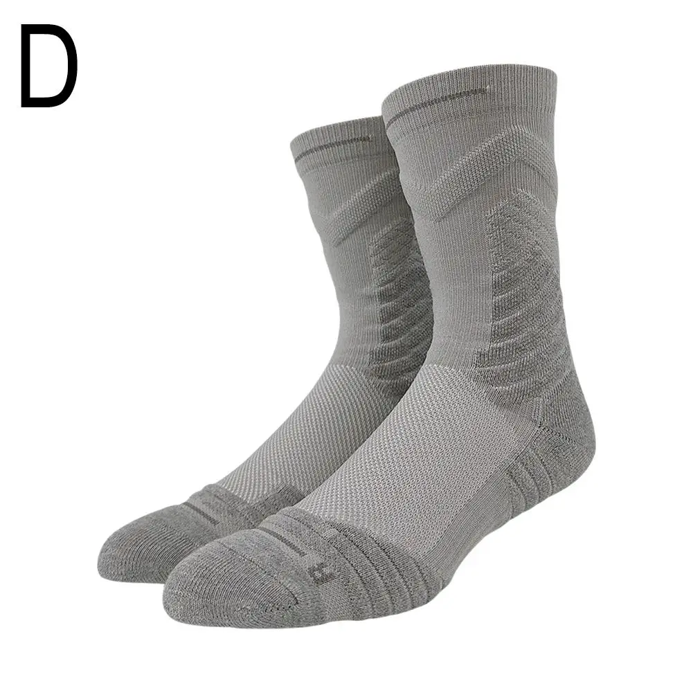  Antibacterial Deodorant Sport Socks Crew Length Compression Stockings Basketball Soccer Cycling Socks for 