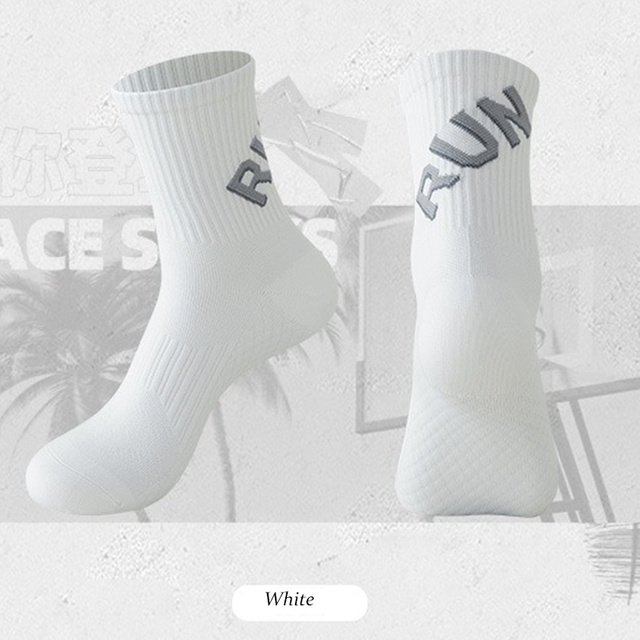 OEM Factory New Outdoor Sports Marathon All Seasons Running Crew Socks Menwomen Colorful Quick Dry Exercise Fitness Training 