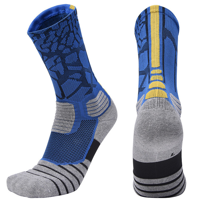  High Quality New Men Outdoor Sports Elite Basketball Socks Men Cycling Socks Compression Socks Cotton Towel Bottom Men's 