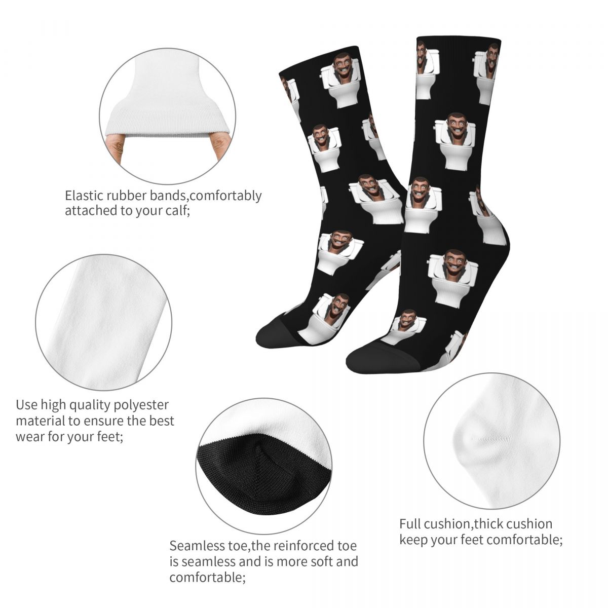  Retro Death Grips The Money Store Cover Basketball Socks Polyester Long Socks for Women 