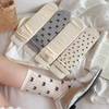 Sample-based Customization Hollow Out Long Socks women Girls Lace Sweet Bow Sock Casual Crew Loose Sox Streetwears Summer Thin 