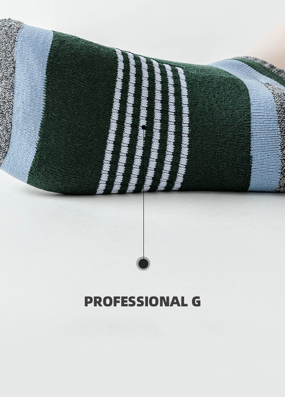  Sports Socks Basketball Towel Socks Men's Socks Socks Shock Absorbing Terry Cotton Sweat Absorbing Running Breathable 