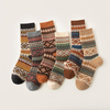 top-notch Pack womens cotton Socks Autumn and Winter Warm Socks Thick Knit Cabin Cozy Crew Soft Socks Gifts for women Colorful 