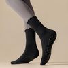 budget-friendly women s yoga fitness sports non slip boneless mid calf socks thin Pilates combed cotton women s 