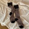 Promotion Sports Ankle Socks With Five Pointed Star Pattern Black White women Personality Simple Breathable Crew Socks Street 