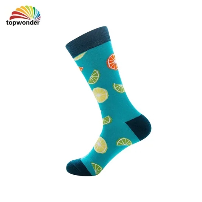 Wholesale and Customize Fashion Dress Crew Sock in All Designs and Sizes