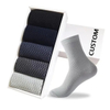 Cotton High Quality Bamboo Manufacturers Men Dress Design Business Crew Wholesale Custom Socks