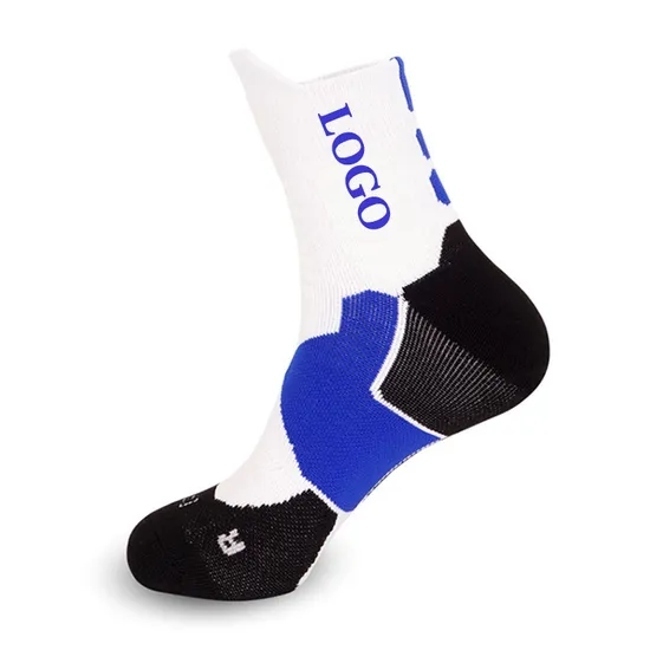 Customized Logo Good Quality Sports Football Basketball Socks Fashion Running Crew Socks for Men Women