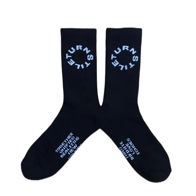 High Quality Embroidery Logo Men Women Crew Socks Sport Custom Cotton Socks