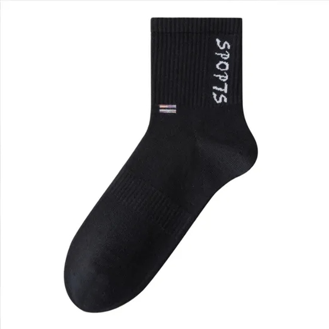 Spring and Autumn Antibacterial Crew Socks for Men