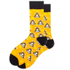 Wholesale Funny Crazy Colorful Socks Mens Fashion Dress Cottonsocks Crew Happiness Socks Stock for Men