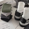 Fashion Soft Cotton Male Custom Socks Men Logo Crew Knitted Socks