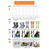 High Quality Custom Logo Designed Men′s Running Socks Crew Sports Socks