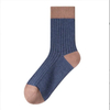 Color Block Crew Socks for Men, Breathable and Sweat-Absorbent