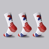 Custom Logo Crew Sports Socks for Men - Durable and Stylish