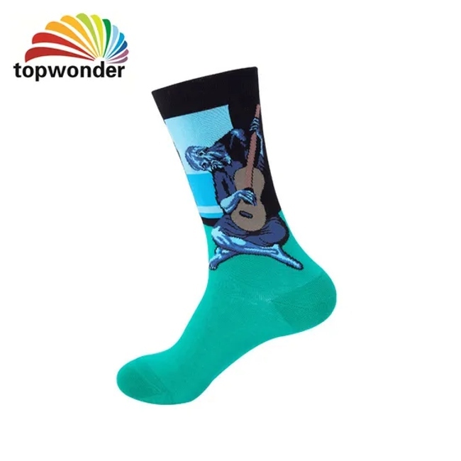 Wholesale and Customize All Sorts of Hot Selling Sock, Knee High Sock, Oil Painting Sock in Many Colors, Sizes and Material