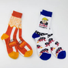 Unisex Man Women Custom Wholesale Jacquard Cotton Men Crew Socks