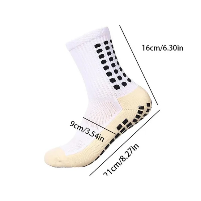 High Quality Custom Men′s Crew Sports Breathable Football Socks Non-Slip Grip Print Pattern for Spring Season with Custom Logo