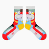 Fashion Low Price Unisex Men Women Polyester Cotton Wholesale Jacquard Crew Socks