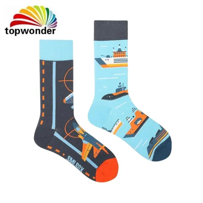 Wholesale and Customize Knee High Sock Cartoon Sock Fashion Sock Ab Pair Sock in Different Designs