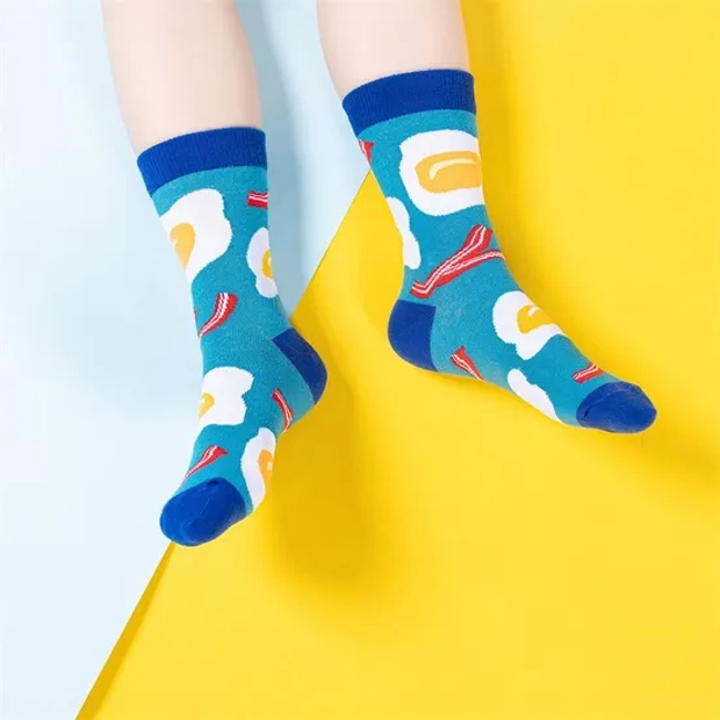 Wholesale Print Blank Custom Logo Unisex 3D Designer Crew Sports Men Socks