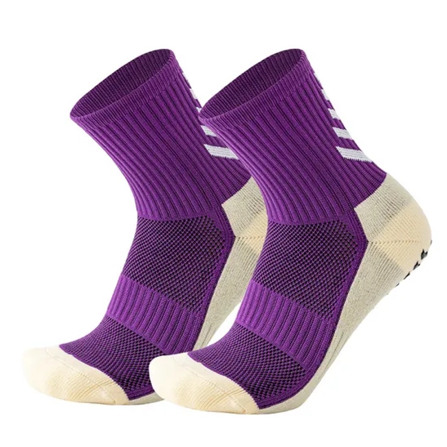 Men′s Anti-Slip Sports Socks, Arrowhead Football Socks, Sweat-Absorbing and Breathable, Towel Bottom Training Socks, Hot Rubber Football Socks