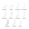 Custom Made Embroidery Design Pattern Cotton Crew Men Women Socks